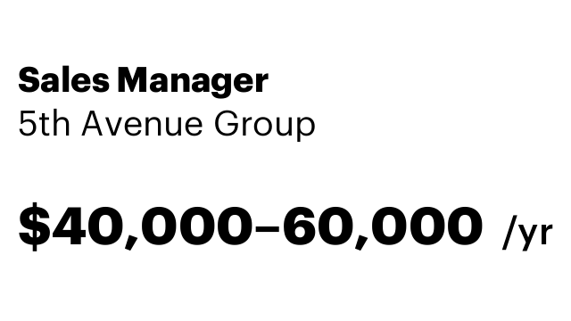 Sales Manager