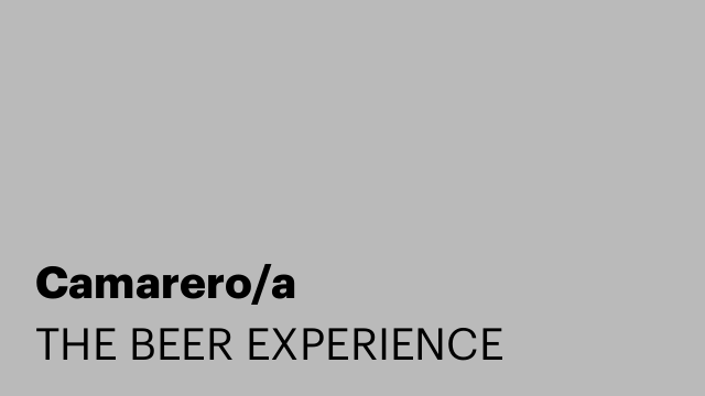 Camarero/a