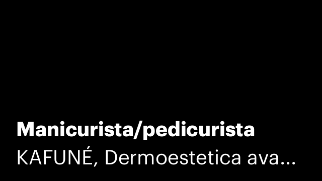 Manicurista/pedicurista