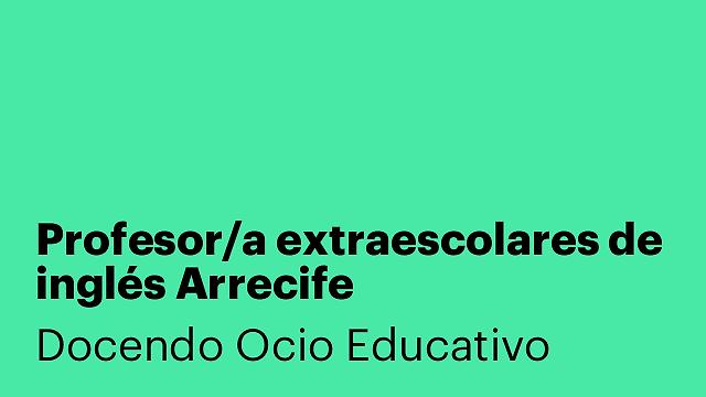 Profesor/a extraescolares de inglés Arrecife