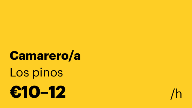 Camarero/a