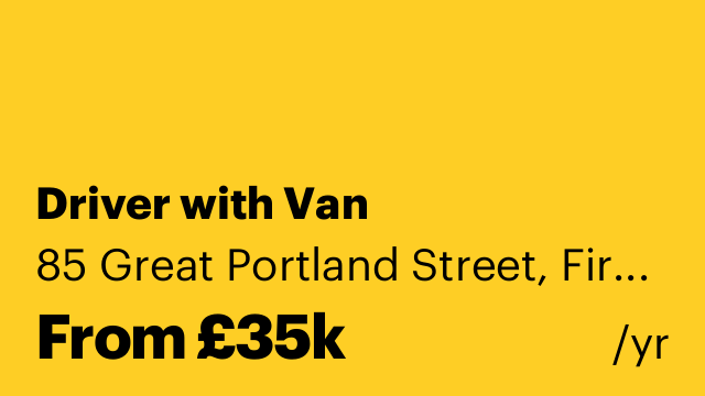 Driver with Van