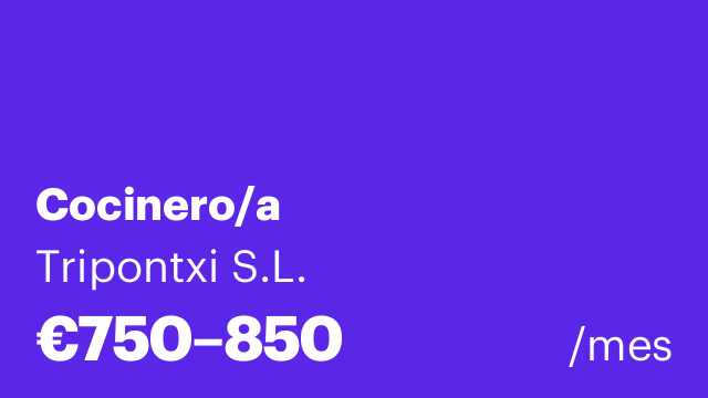 Cocinero/a