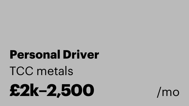 Personal Driver