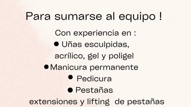 Técnico/a de Uñas y Pestañas