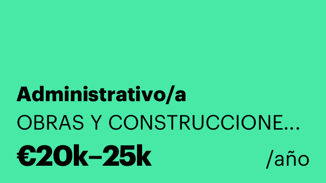Administrativo/a