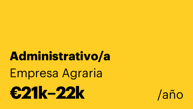 Administrativo/a