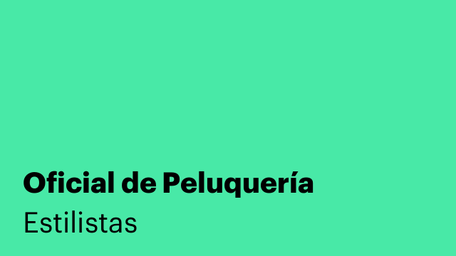 Oficial de Peluquería