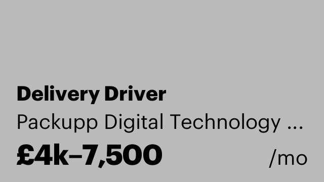 Delivery Driver
