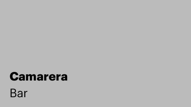 Camarera