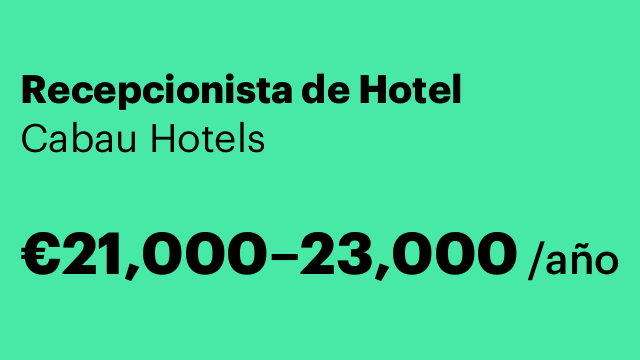 Recepcionista de Hotel