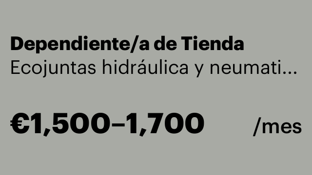 Dependiente/a de Tienda