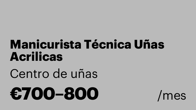 Manicurista Técnica Uñas Acrilicas