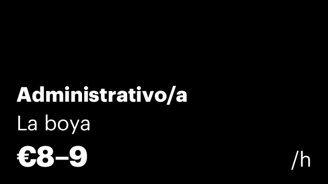 Administrativo/a