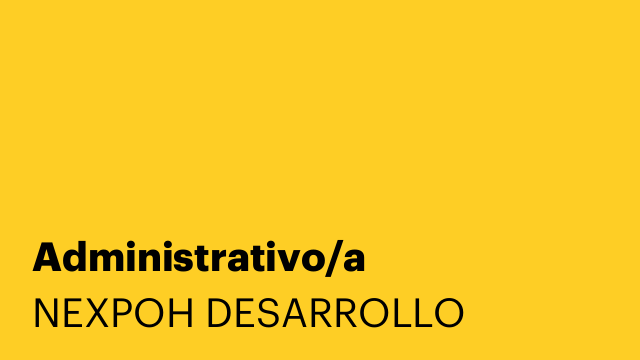Administrativo/a