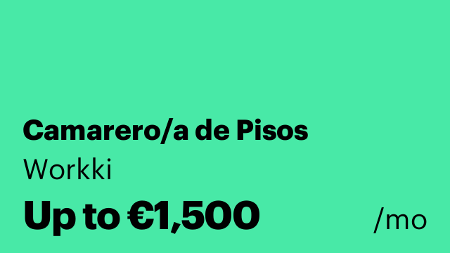 Camarero/a de Pisos
