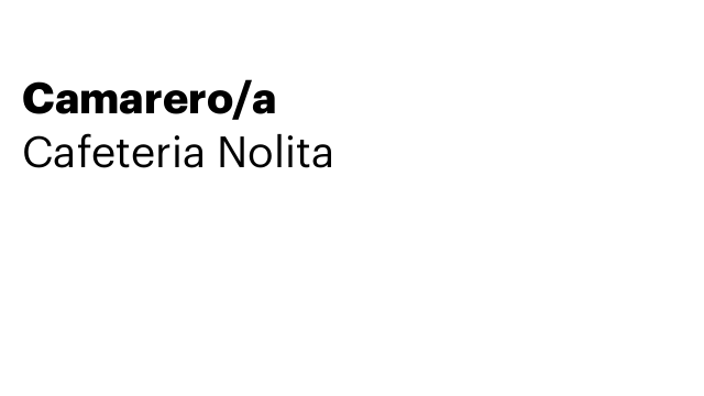 Camarero/a