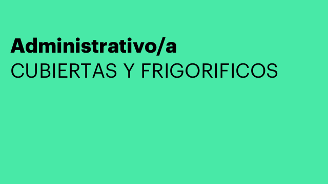 Administrativo/a
