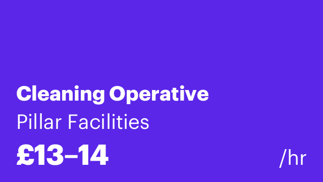 Cleaning Operative
