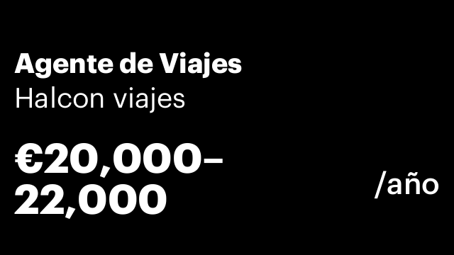 Agente de Viajes