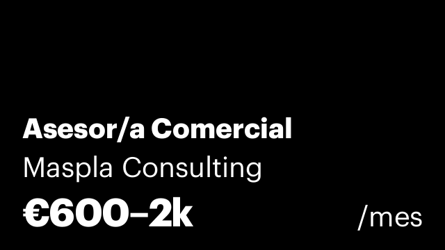 Asesor/a Comercial