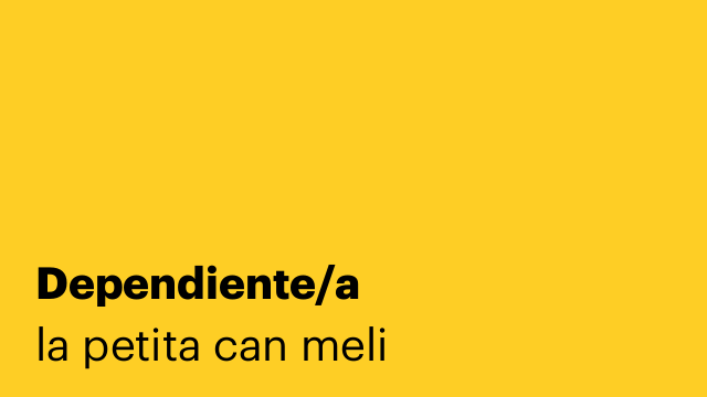 Dependiente/a
