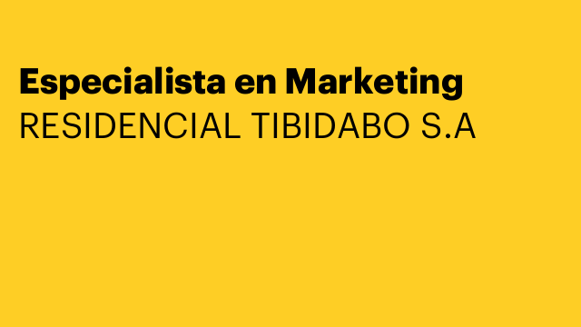 Especialista en Marketing