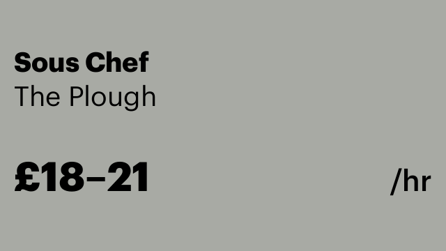 Sous Chef