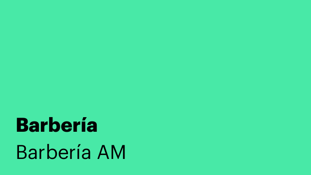Barbería