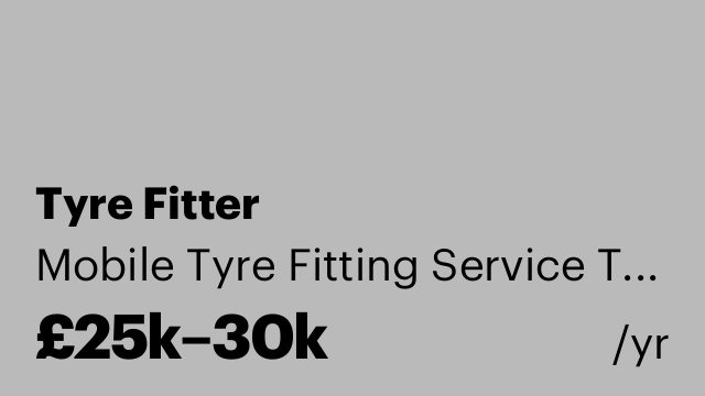 Tyre Fitter