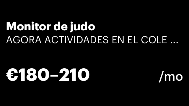 Monitor de judo