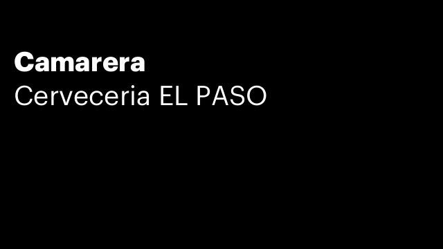 Camarera