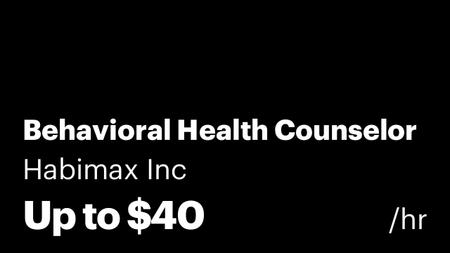 Behavioral Health Counselor