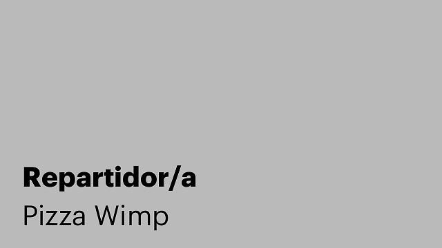 Repartidor/a