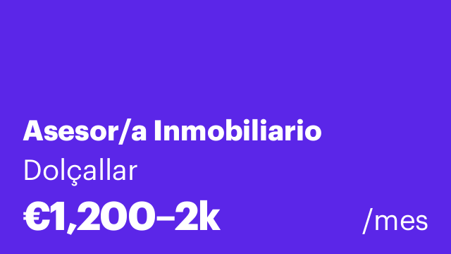 Asesor/a Inmobiliario