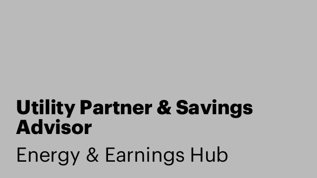 Utility Partner & Savings Advisor