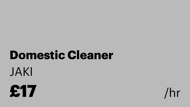 Domestic Cleaner