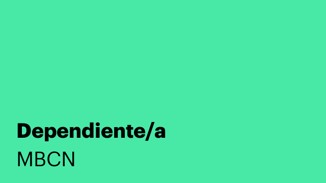 Dependiente/a