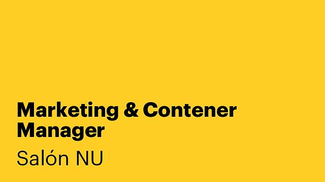 Marketing & Contener Manager