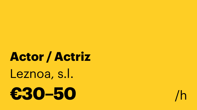 Actor / Actriz