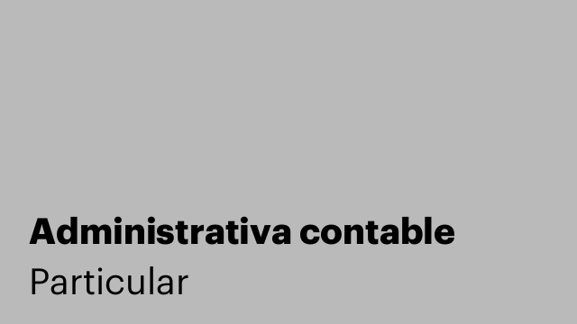 Administrativa contable