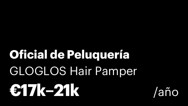 Oficial de Peluquería