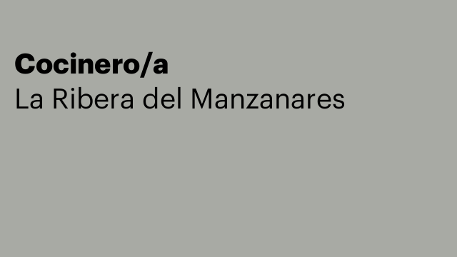 Cocinero/a