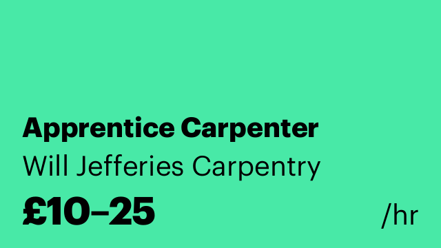 Apprentice Carpenter