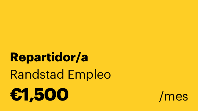 Repartidor/a