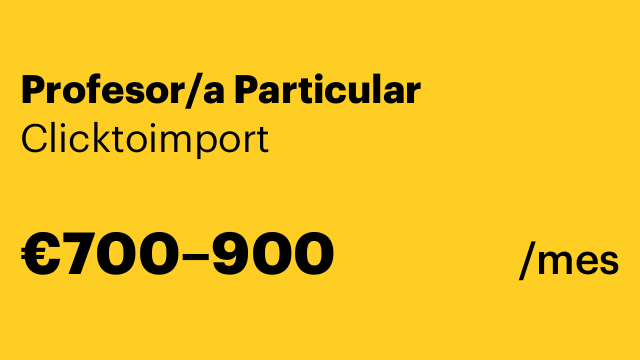 Profesor/a Particular