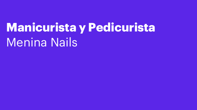 Manicurista y Pedicurista