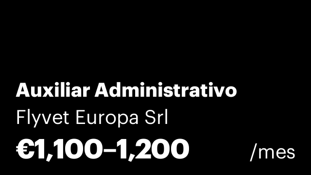 Auxiliar Administrativo