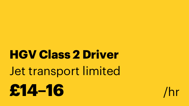 HGV Class 2 Driver