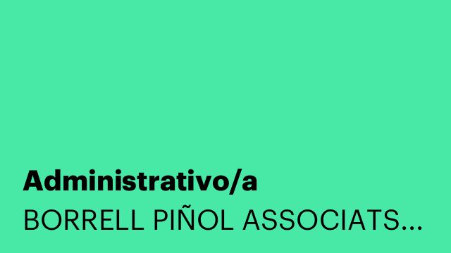 Administrativo/a